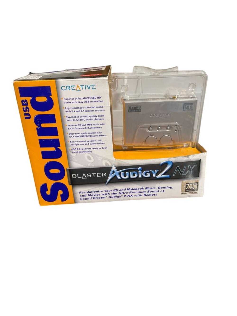 Creative Sound Blaster Audigy 2 NX USB (Model SB0300) 24-Bit Advanced HD Remote